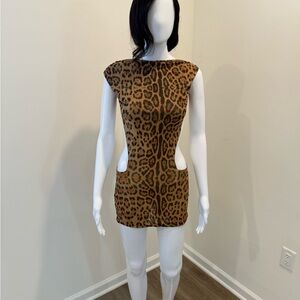 I.AM.GIA Gold Mesh Fabric